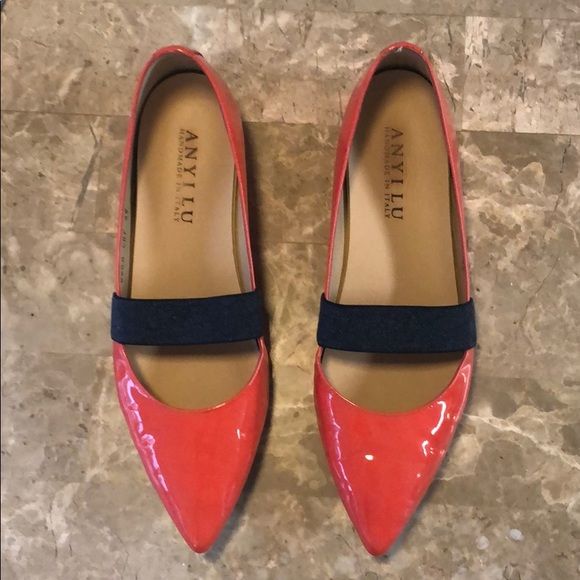 Anyi Lu Shoes - ANYI LU Salmon Flats